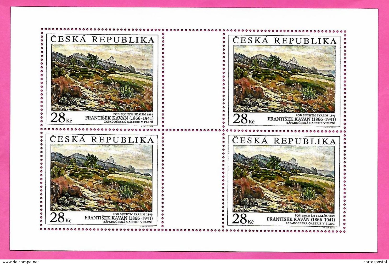 3056 - TCHEQUIE - 2004  --  N° 448/50**  Neufs  --  Imprimé  En  Feuilles  De  4  Timbres - Collections, Lots & Séries