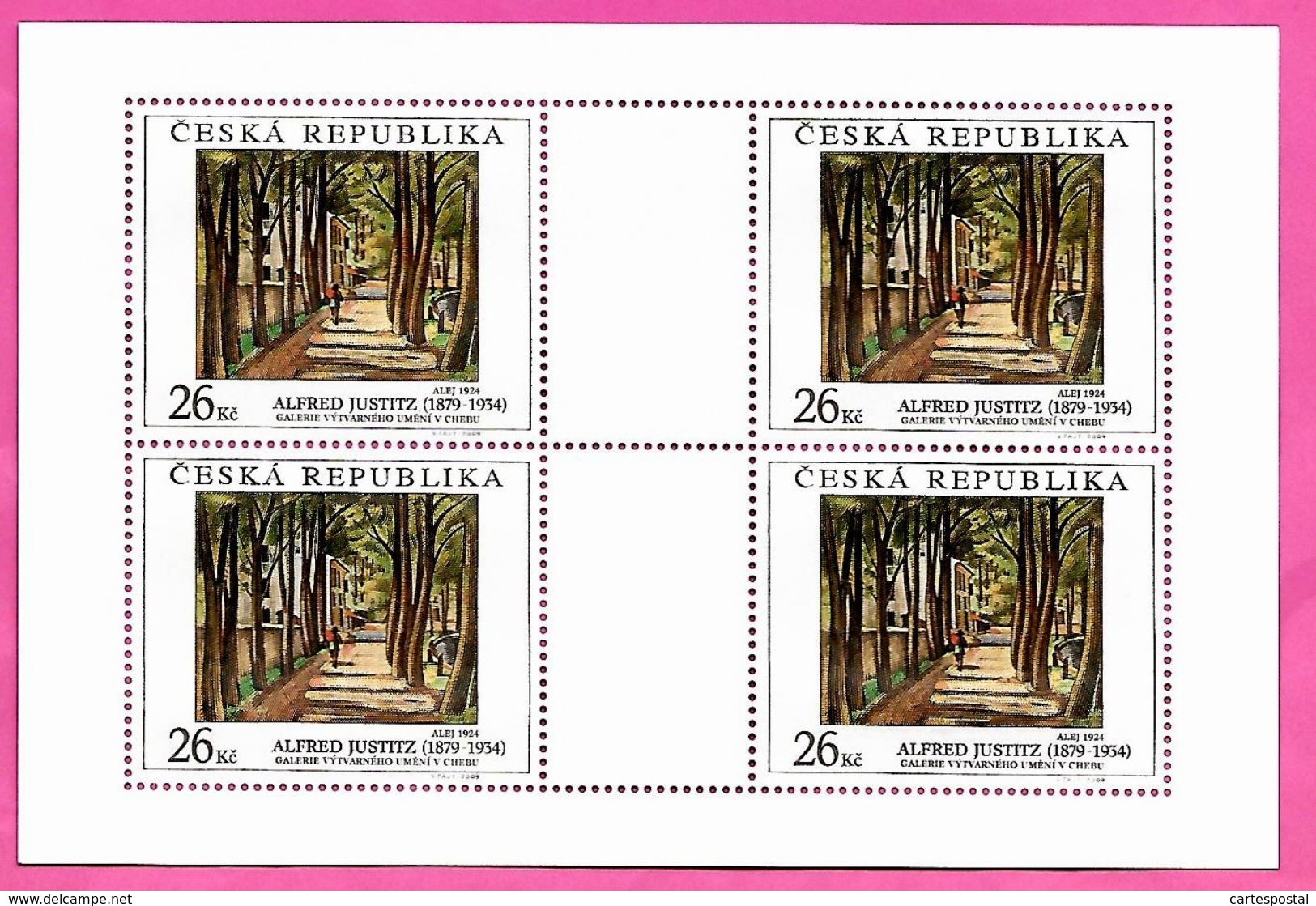 3057 - TCHEQUIE - 2009  --  N° 547/48**  Neufs  --  Imprimé  En  Feuilles  De  4  Timbres - Collections, Lots & Séries