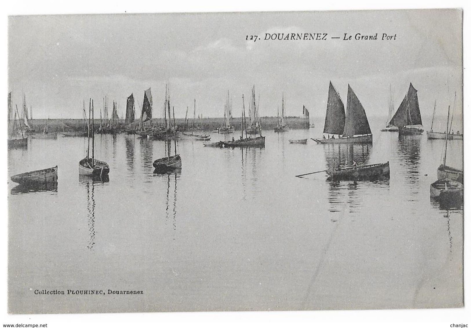 Cpa: 29 DOUARNENEZ (ar. Quimper) Le Grand Port   N° 127 (peu Courante) - Douarnenez