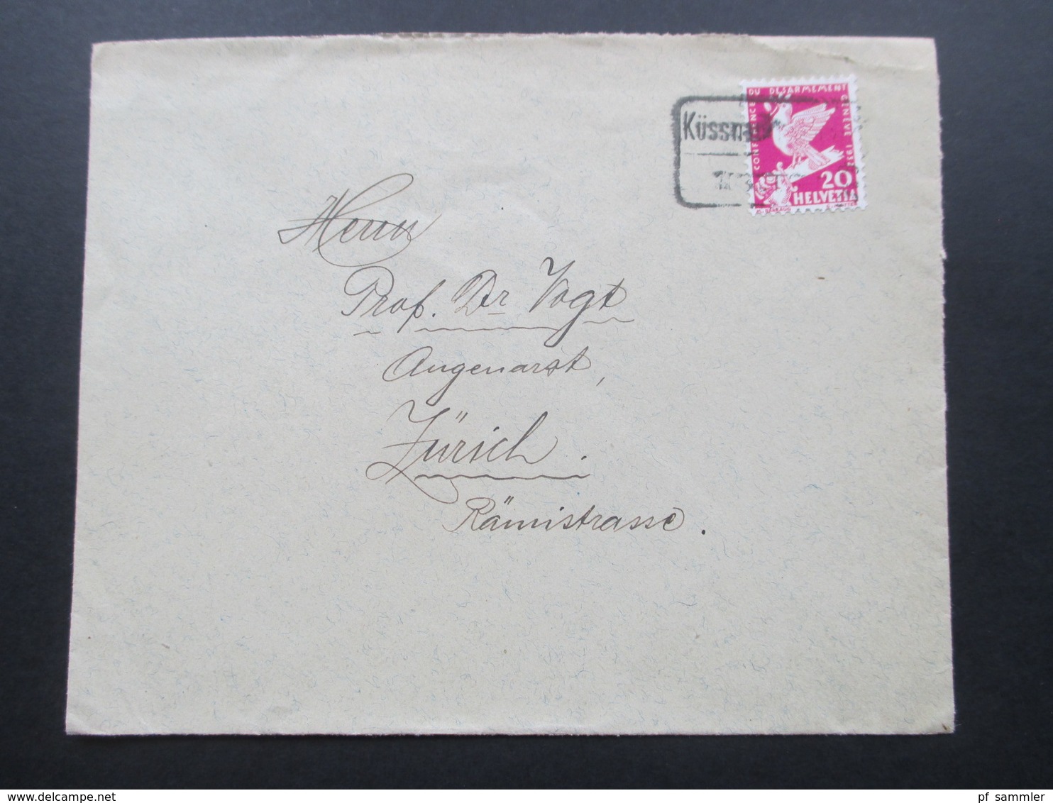 Schweiz Brief Kastenstempel / Bahnpost ?!? Küssnacht - Cartas & Documentos
