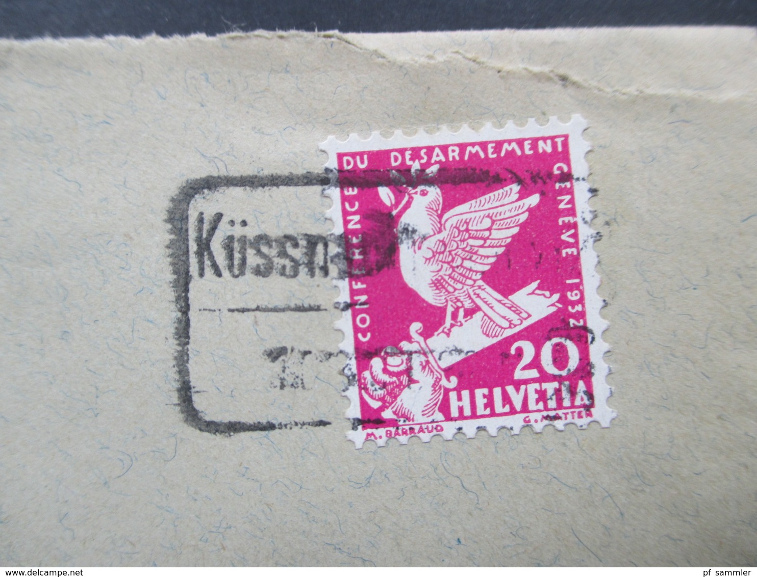 Schweiz Brief Kastenstempel / Bahnpost ?!? Küssnacht - Briefe U. Dokumente