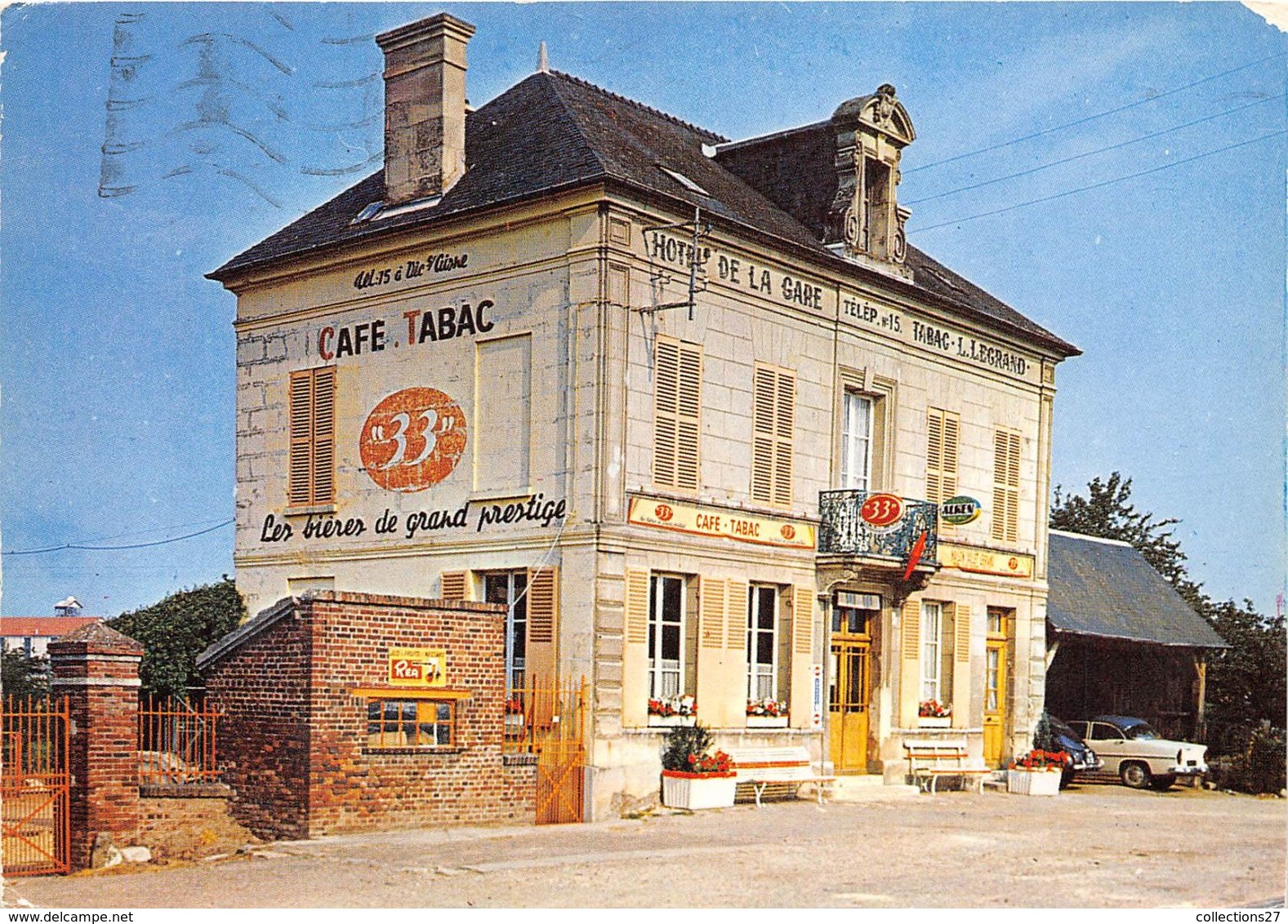 02-VIC-SUR-AISNE- CAFE TABAC DE LA GARE - Vic Sur Aisne