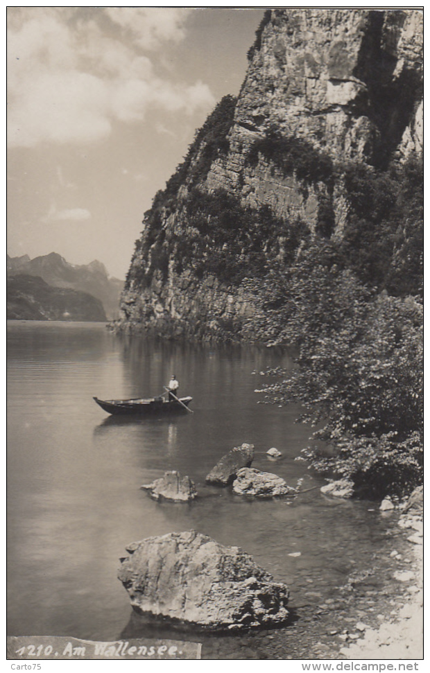 Suisse - Walensee - Lac De Walenstadt - Cachet Hôtel Pension Frau Küng-Stoffel Mühlehorn - 1931 - Walenstadt