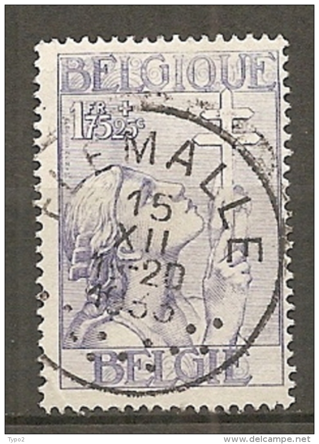 Yv. COB N° 382  (o)  1f75+25c   Antituberculeux  Cote  20  Euro BE  2 Scans - Used Stamps