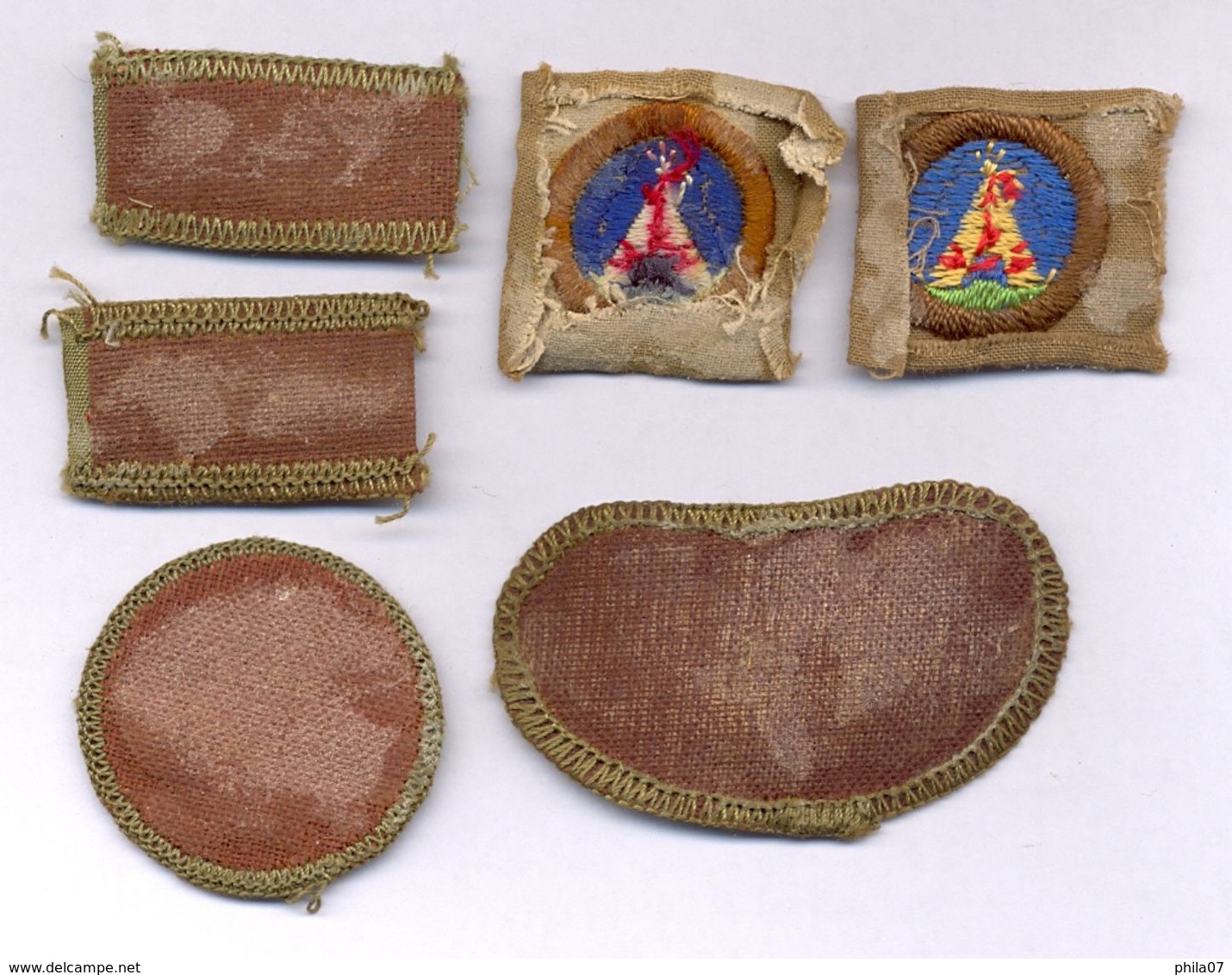 Various Boy Scouts Patches, All Original, Not Reproduction / 2 Scans - Scouting
