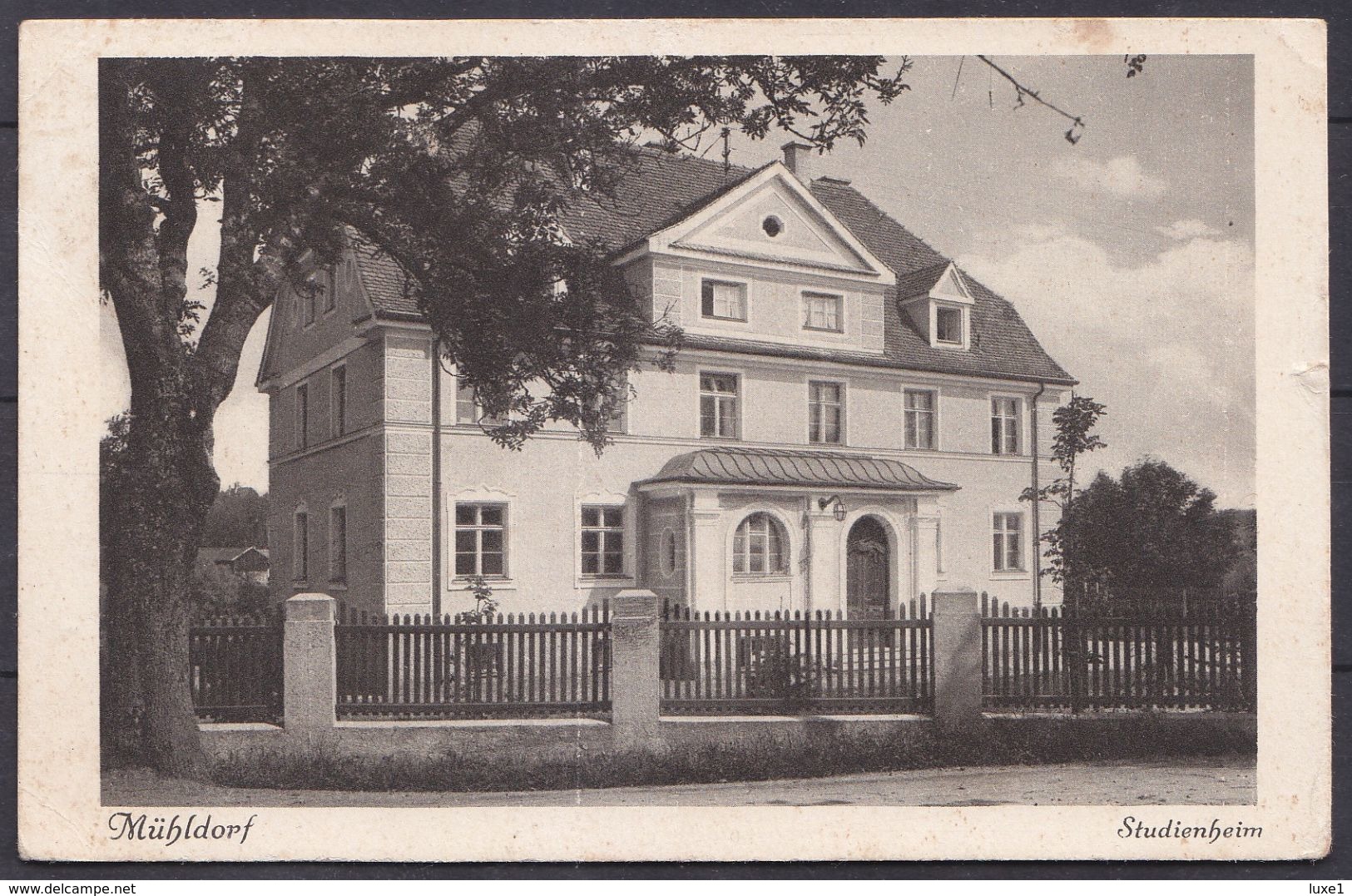 GERMANY , MUHLDORF  STUDIENHEIM   ,  OLD  POSTCARD - Muehldorf