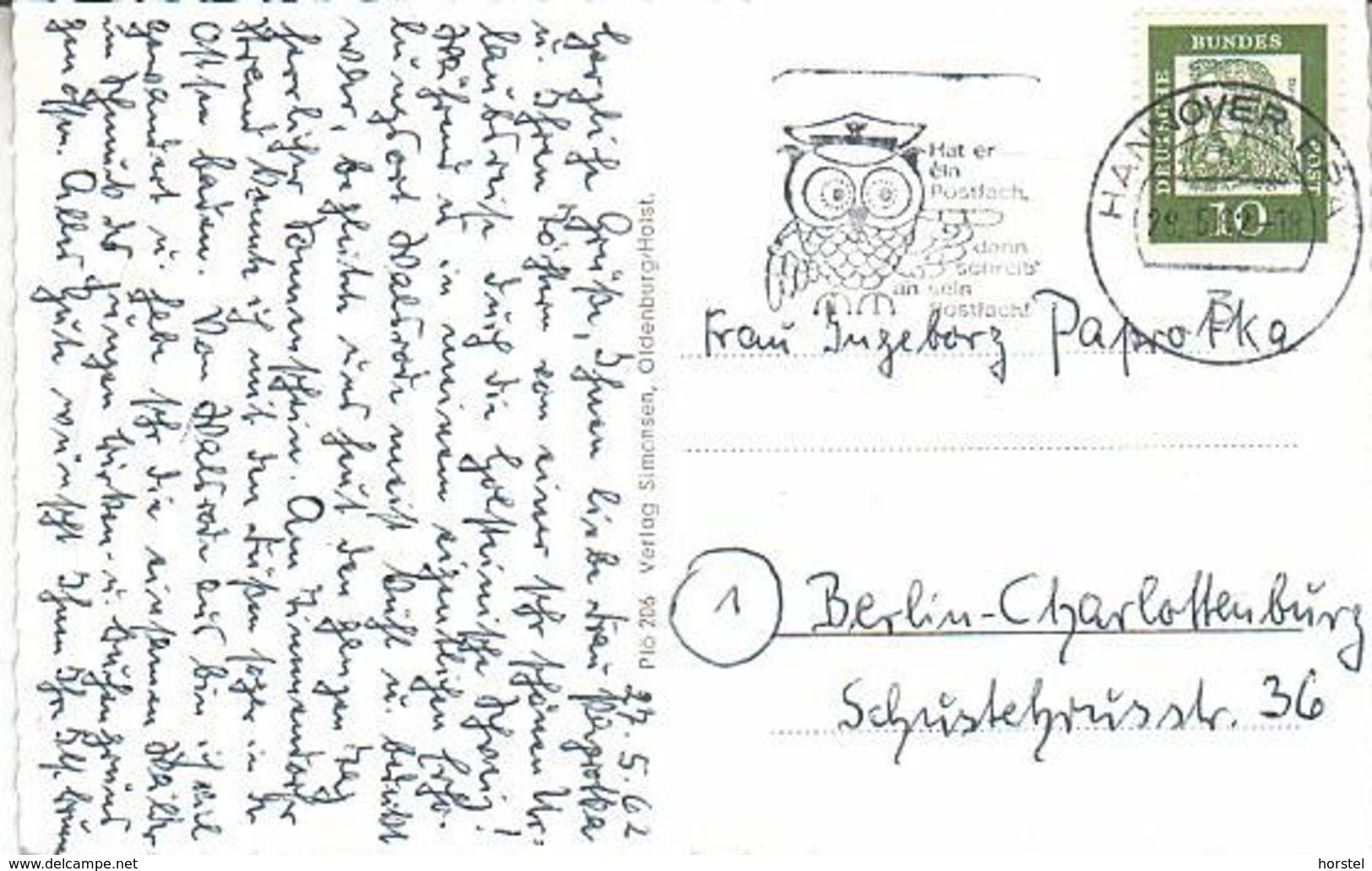 D-24306 Plön Am See - Blick Vom Parnaß - Siedlung  (60er Jahre) - Nice Stamp - Ploen