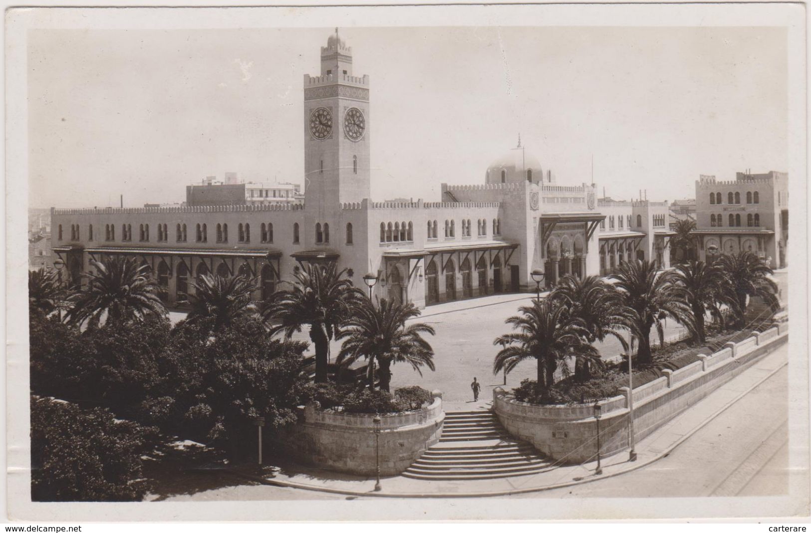 AFRIQUE,AFRIKA,AFRICA,MAGHREB,Algérie,Algéria,ORAN ,APRES GUERRE,wahran,oranie,la Radieuse,mosquée,gare - Oran