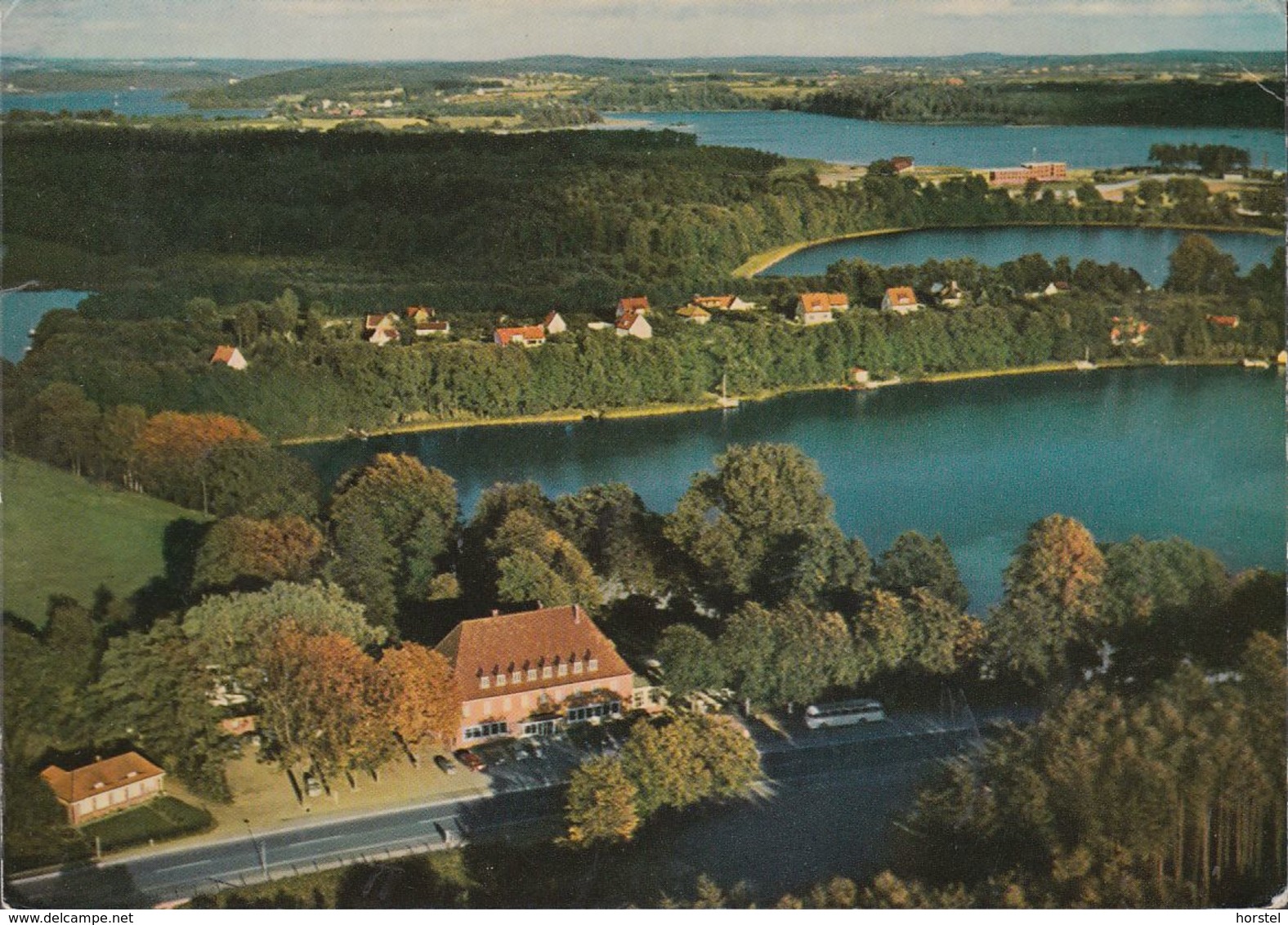 D-24306 Plön Am See - Fegetasche  Hotel - Restaurant - Pension (60er Jahre) - Luftbild - Aerial View - Nice Stamp - Ploen