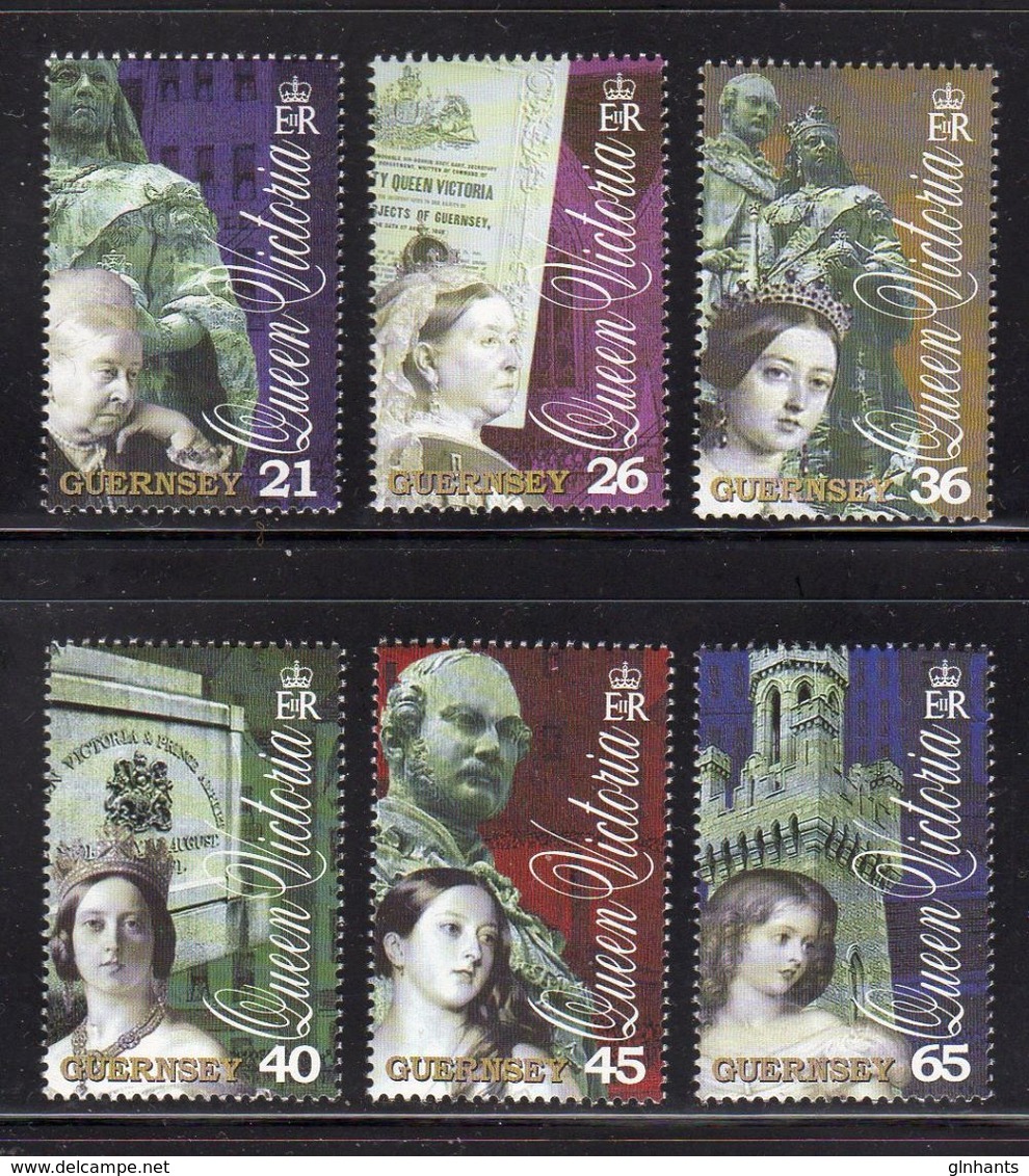 GUERNSEY GB - 2001 VICTORIA DEATH CENTENARY COMPLETE SET (6V) FINE MNH ** - Guernsey