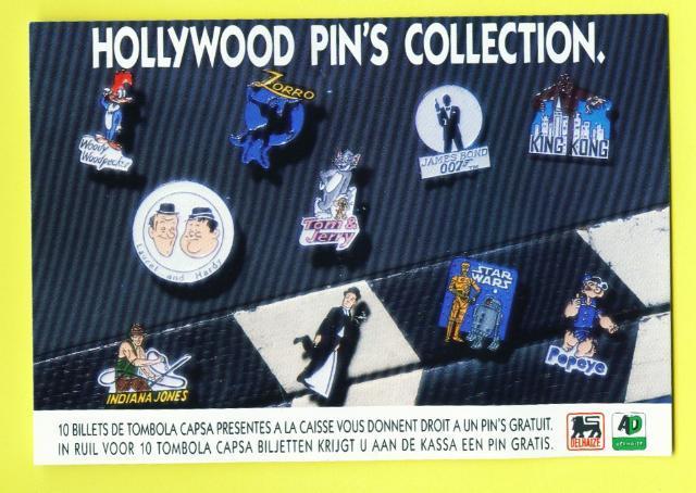 1993 **lot De 10 Pins  - CINEMA SERIE COMPLETE SANS DOCUMENTATION - Films