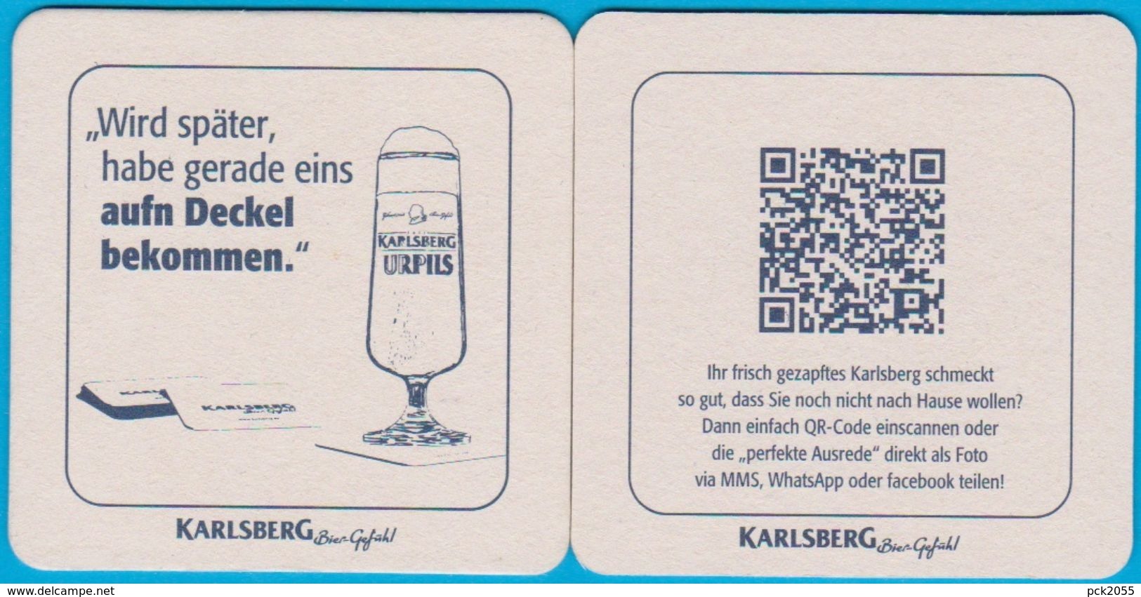 Karlsberg Brauerei Homburg Saar ( Bd 805 ) - Bierdeckel