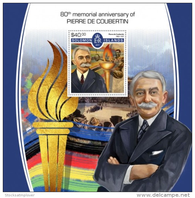 SOLOMON ISLANDS  2018 Pierre De Coubertin S201802 - Solomon Islands (1978-...)