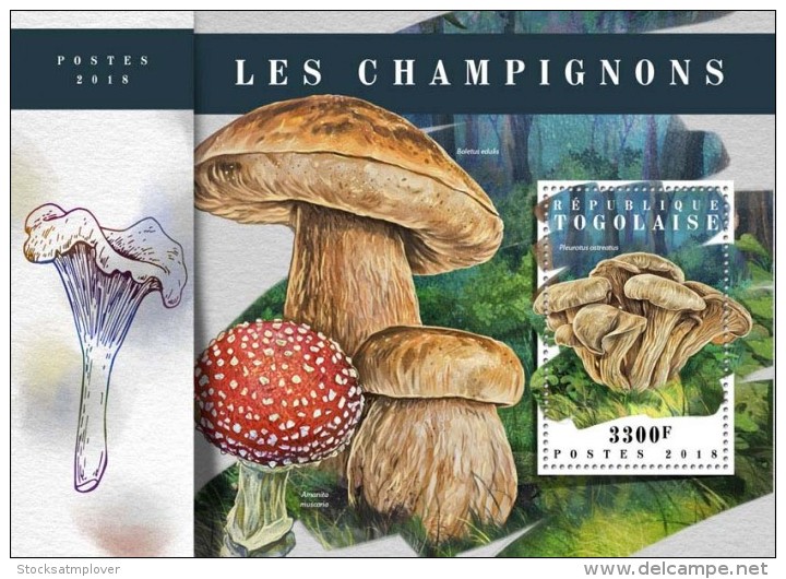 Togo  2018 Mushrooms S201802 - Togo (1960-...)