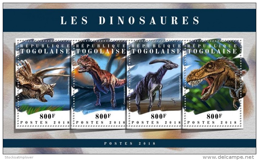 Togo  2018 Dinosaurs S201802 - Togo (1960-...)