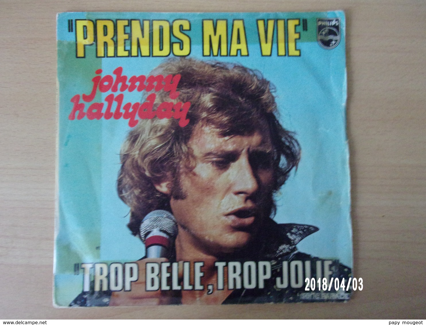 Johnny Hallyday - Prends Ma Vie - Rock