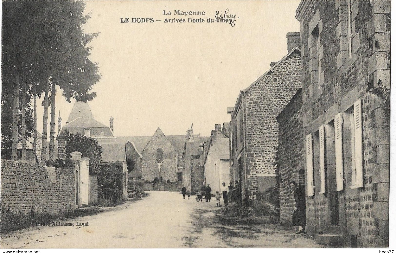 Le Horps - Arrivée Route Du Ribay - Le Horps