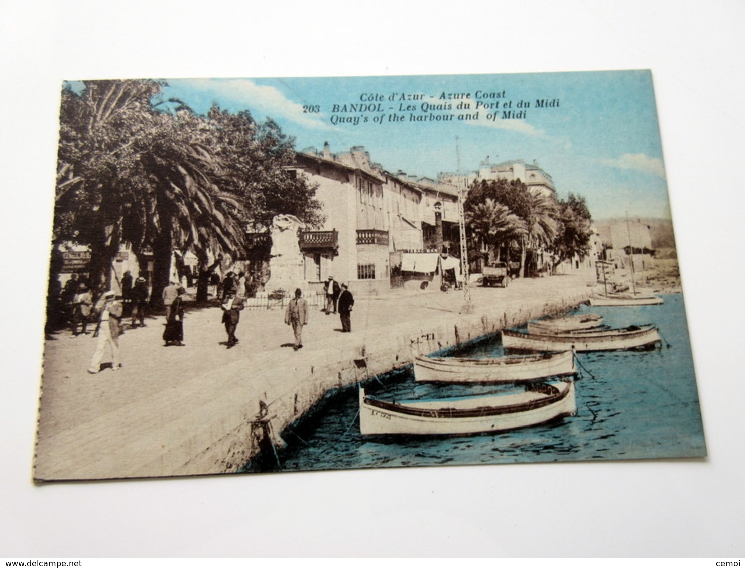 CPA Animée - BANDOL - Les Quais Du Port Et Du Midi - Bandol