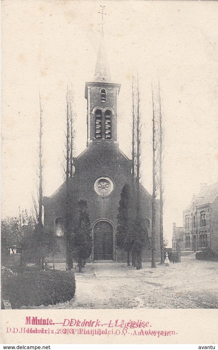 ANTWERPEN / MINTE ???? DE KERK  1907 - Autres & Non Classés