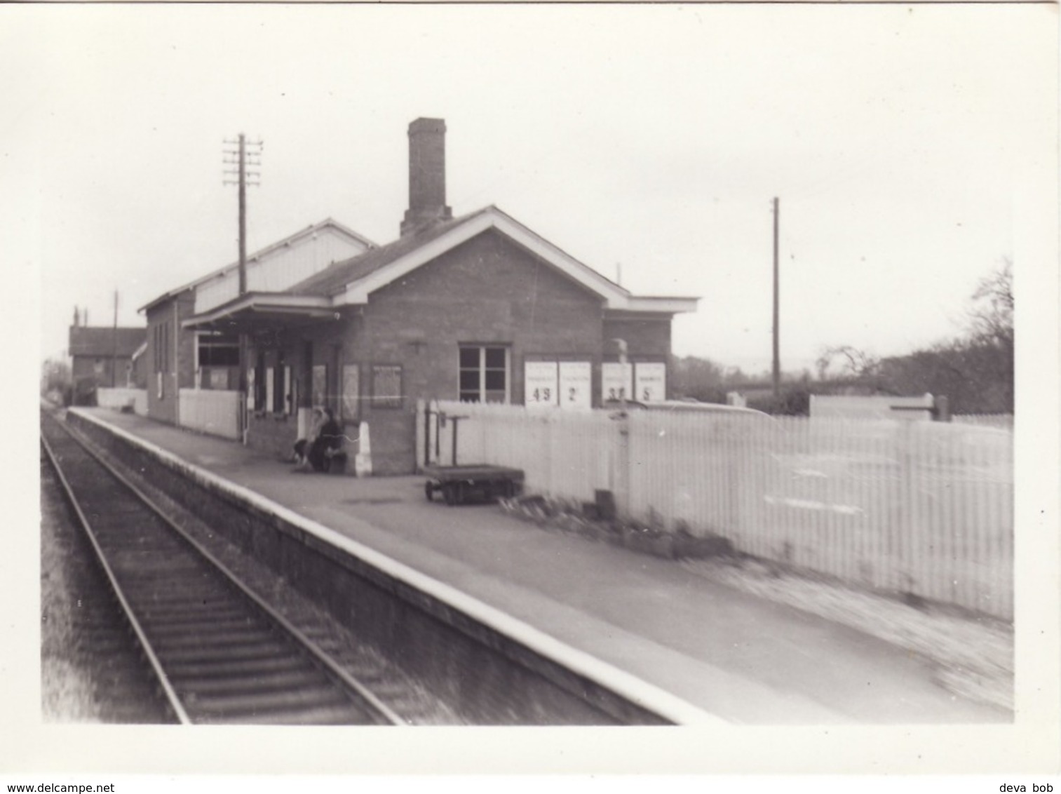 Railway Station Photo Bishops Lydeard 1963 GWR Minehead Branch Closed 1971 - Eisenbahnen