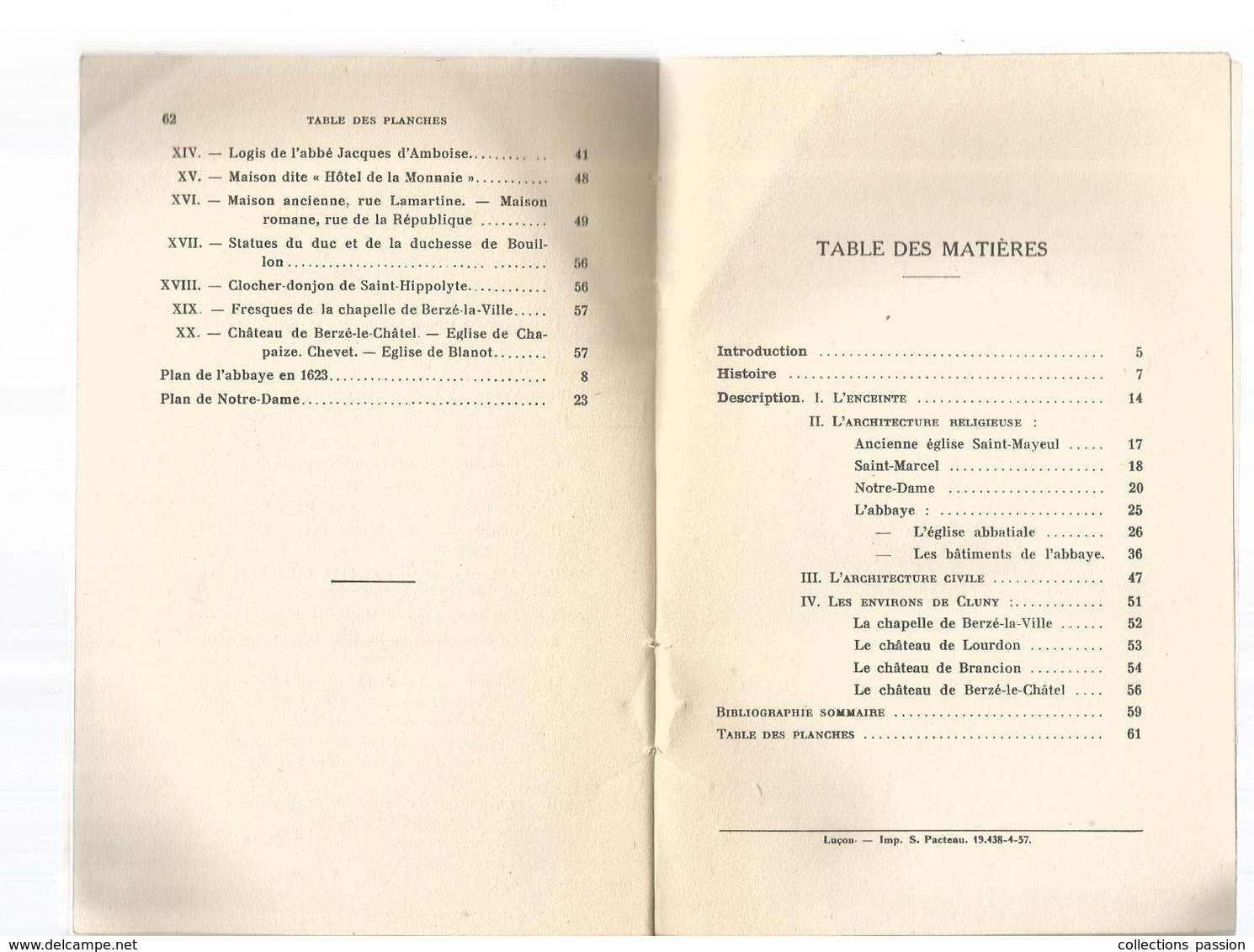 Régionalisme, BOURGOGNE , L'abbaye De CLUNY , Jean VIREY , 1957 , 63 Pages, Frais Fr 4.85 E - Bourgogne