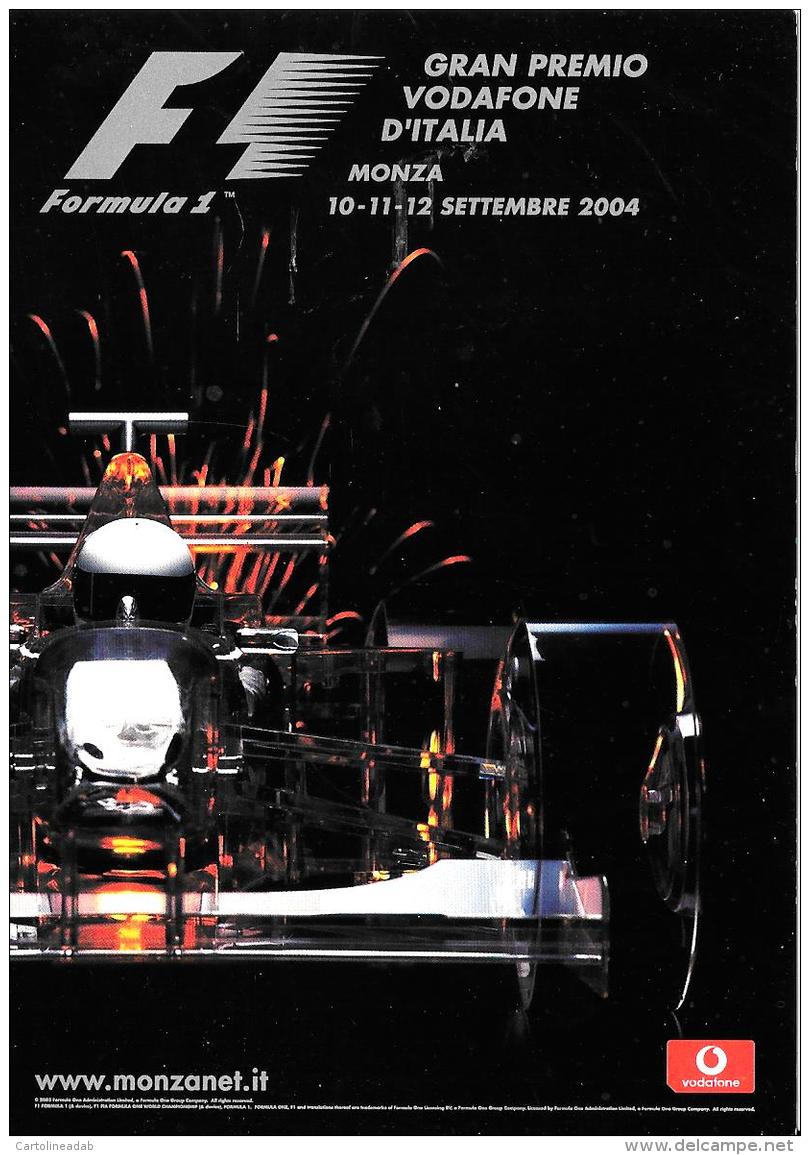 [MD1323] CPM - FORMULA 1 - 75° GRAN PREMIO VODAFONE D'ITALIA MONZA - CON ANNULLO 11.9.2004 - NV - Grand Prix / F1