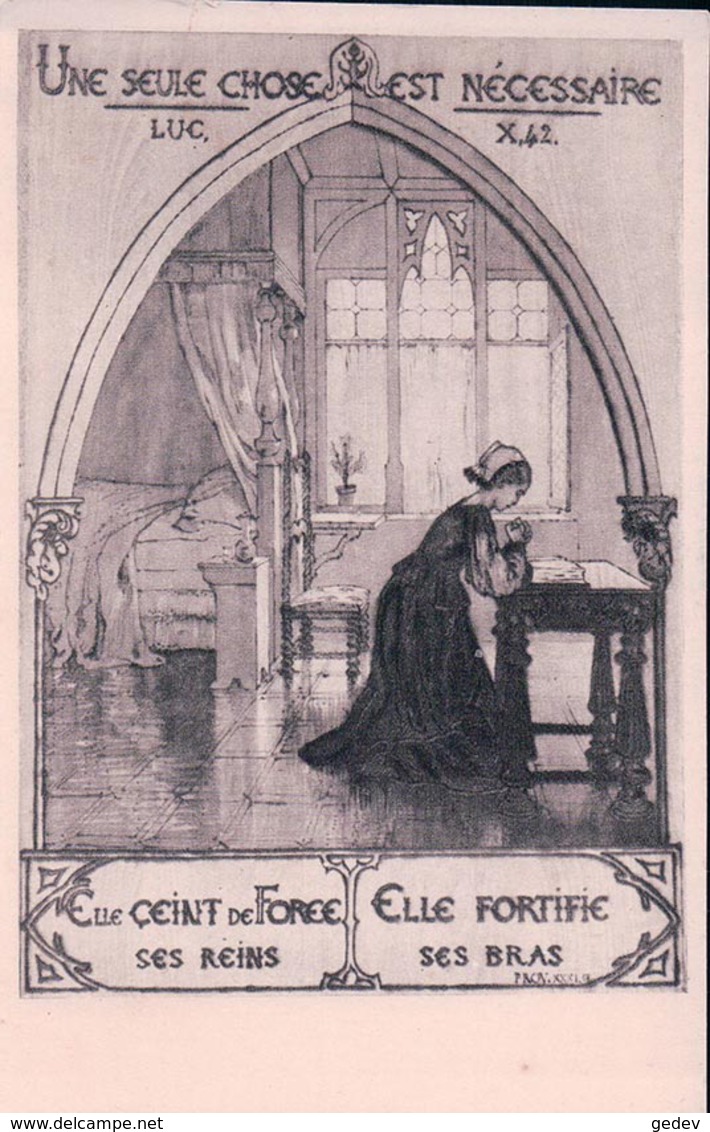 Une Seule Chose Est Nécessaire. Diaconesse En Prière (225) - Autres & Non Classés