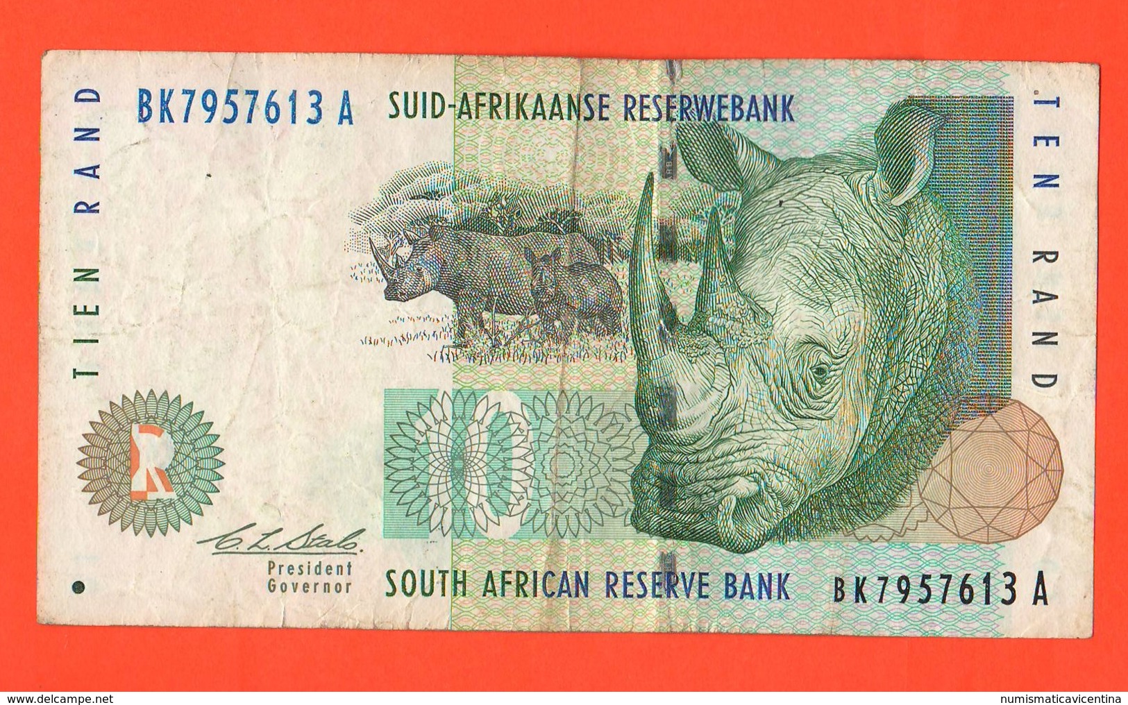 Sud Africa South Suid Afrika 10 Rand - Sudafrica