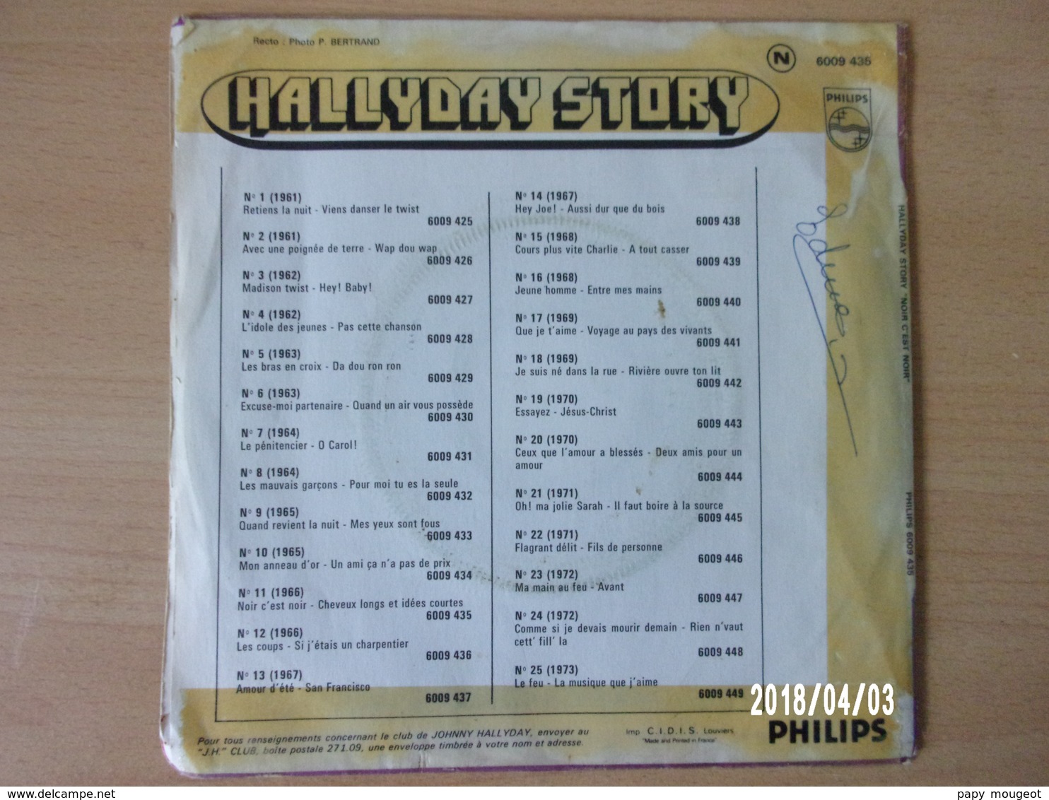 Johnny Hallyday - Hallyday Story - 1974 - Rock