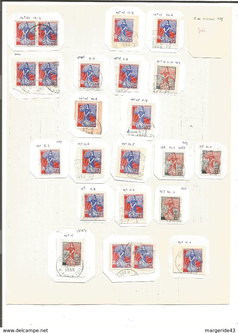 LOT DE TIMBRES AU TYPE NEF