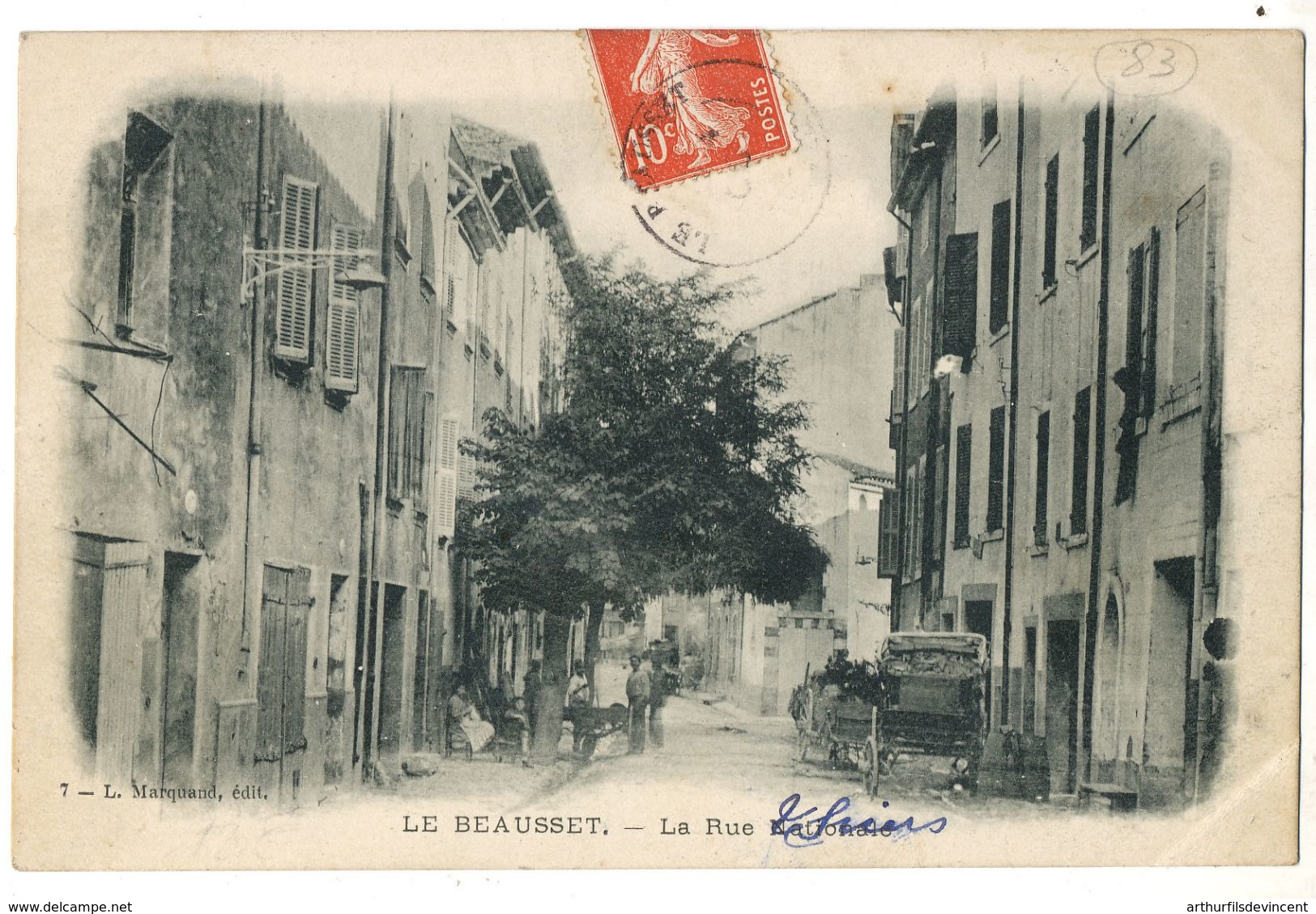 LE BEAUSSET --LA RUE NATIONALE  THIERS BELLE - Le Beausset