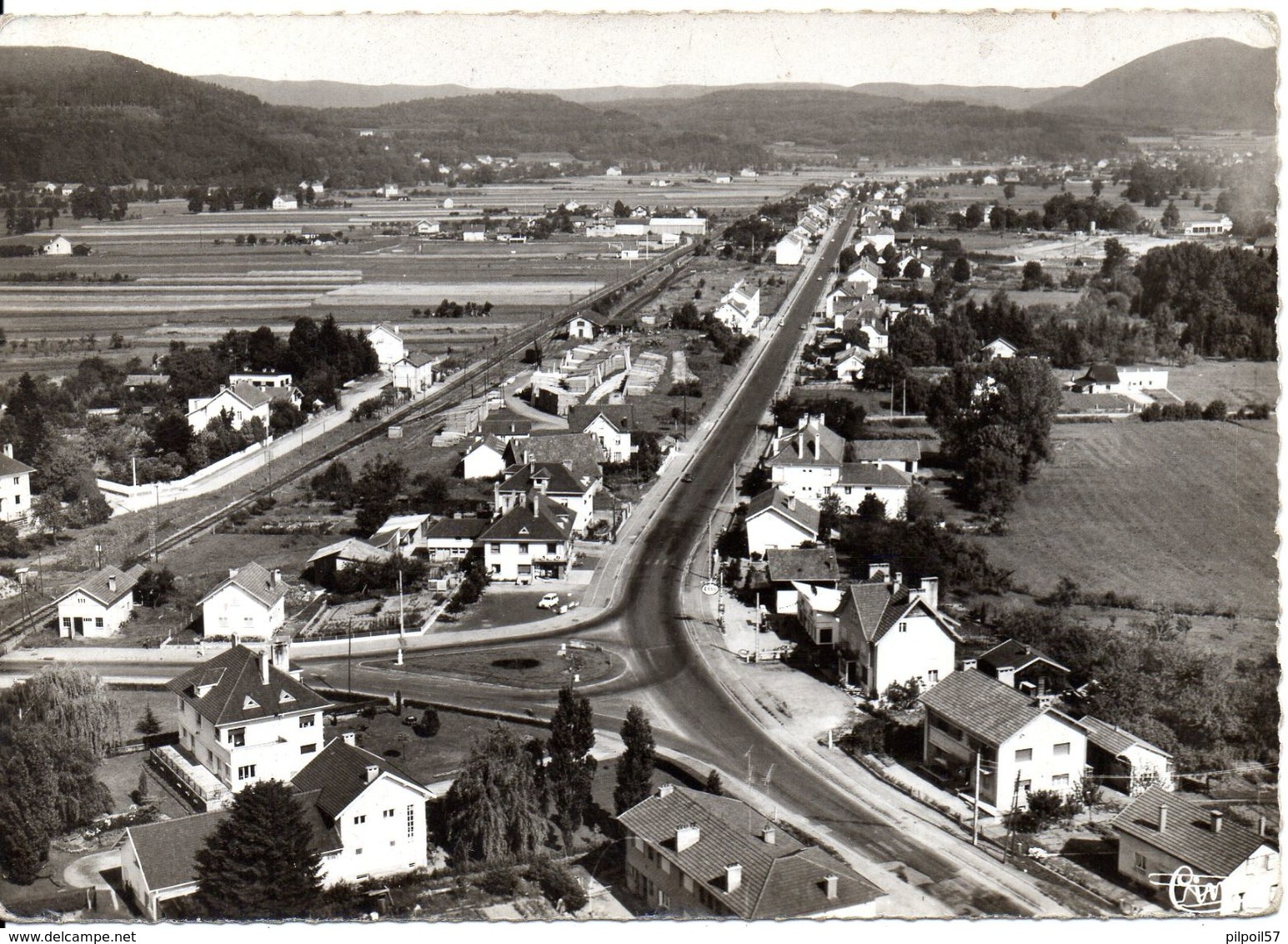 88 - ANOULD - Route De St-Dié (N 415) Vue Aérienne - Anould