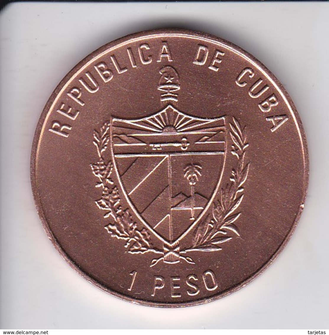 MONEDA DE CUBA DE 1 PESO DEL AÑO 2003 DEL CHE GUEVARA (COIN) SIN CIRCULAR-UNCIRCULATED - Cuba