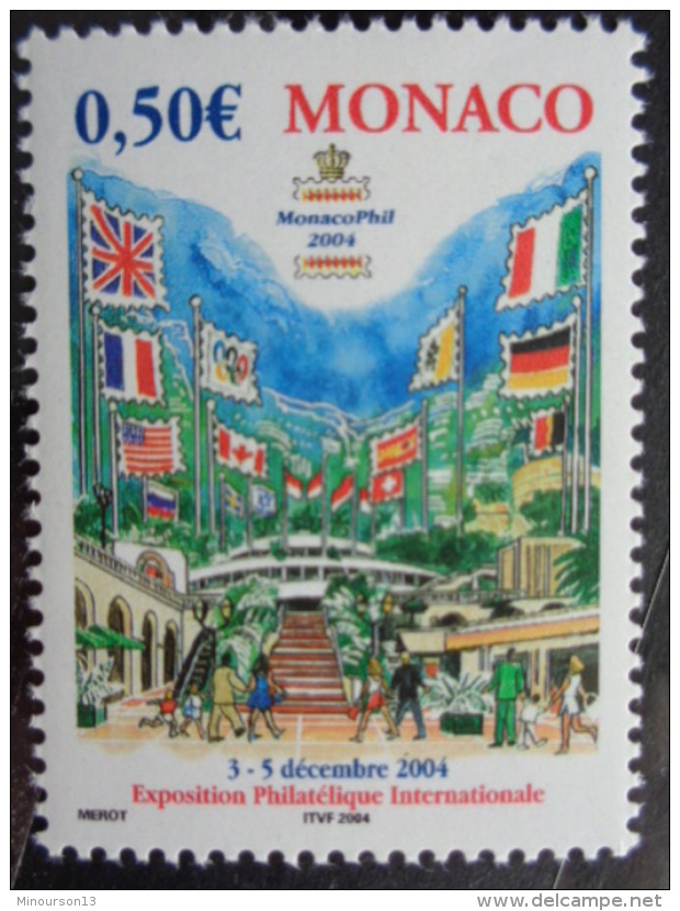 MONACO 2003 Y&amp;T  N° 2417 ** - MONACO PHIL 2004, EXPOSITION PHILATELIQUE INTERNATIONALE - Neufs