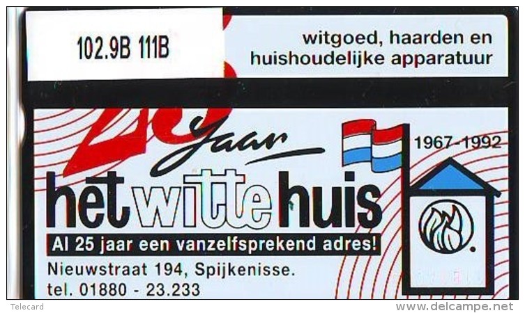 Telefoonkaart  LANDIS&amp;GYR  NEDERLAND * RCZ.102.09B  111B * Witte Huis Spijkenisse * TK * ONGEBRUIKT * MINT - Privé