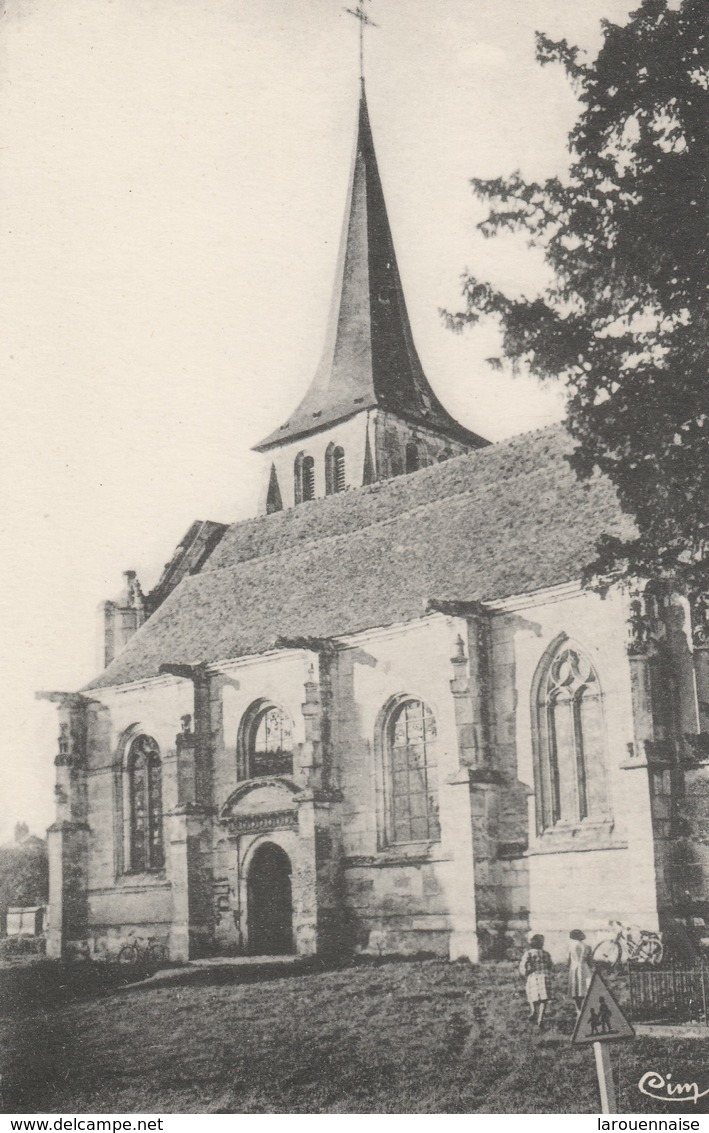 27 - SAINT AUBIN D' ECROSVILLE - L' Eglise - Façade Sud - Saint-Aubin-d'Ecrosville