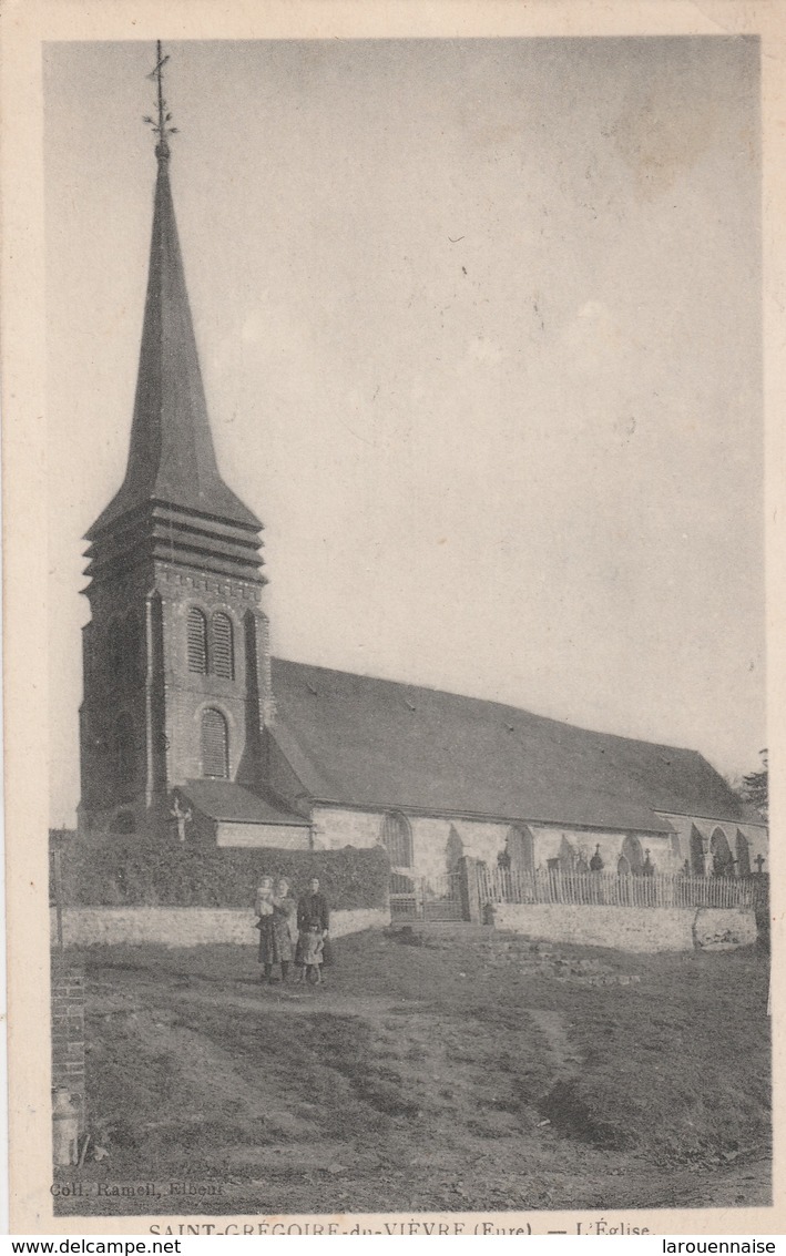 27 - SAINT GREGOIRE DU VIEVRE - L' Eglise - Saint-Aubin-d'Ecrosville
