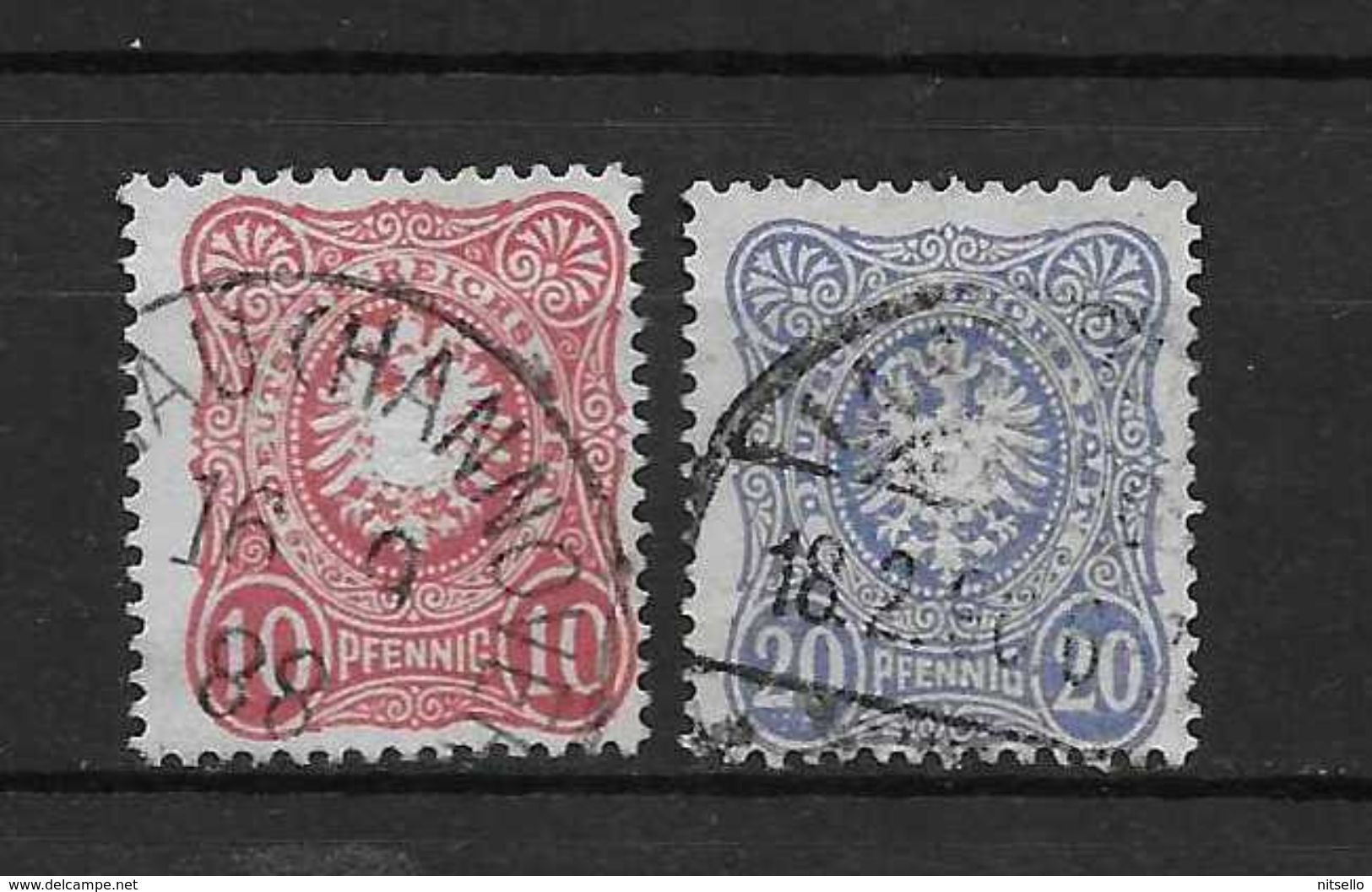 LOTE 1690  ///  (C025) ALEMANIA IMPERIO   YVERT Nº: 38/39  COTE: 3€     ¡¡¡¡¡ LIQUIDATION !!!! - Usados