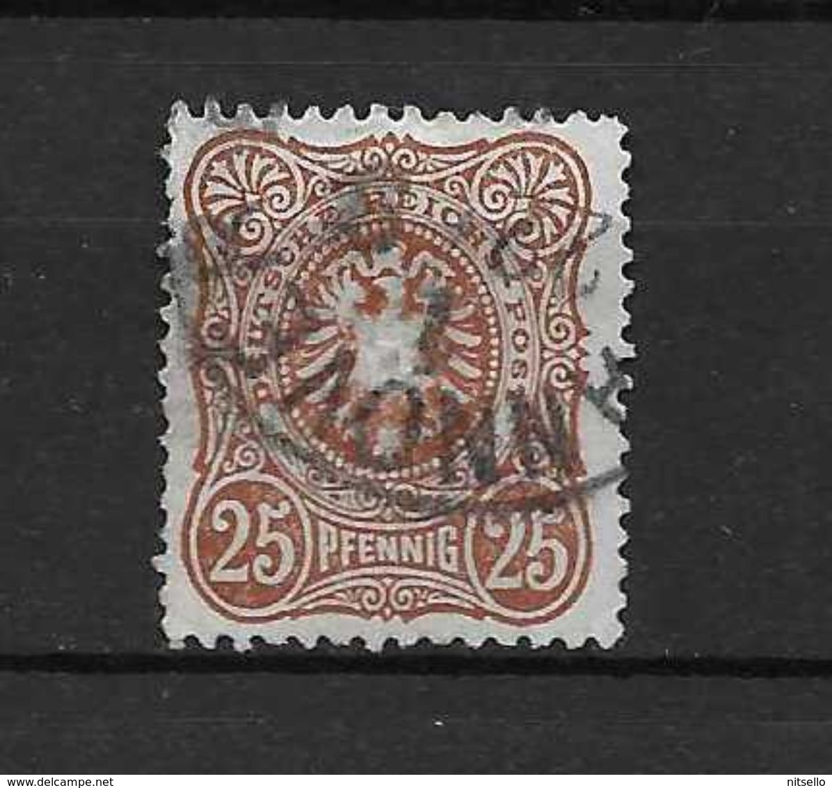 LOTE 1690  ///  (C025) ALEMANIA IMPERIO   YVERT Nº: 40  FECHADOR DE HANNOVER  COTE: 5,50€ - Usados