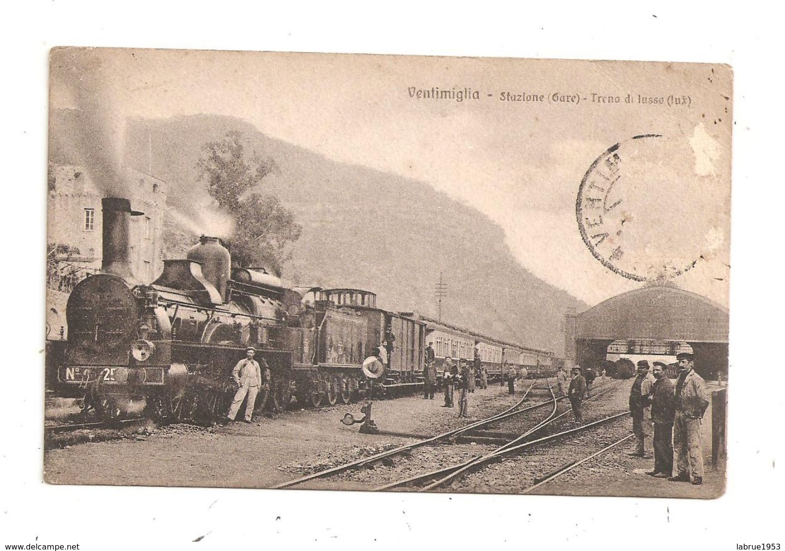 Ventimiglia-Stazione; Gare ; Train---(C.4269) - Autres & Non Classés