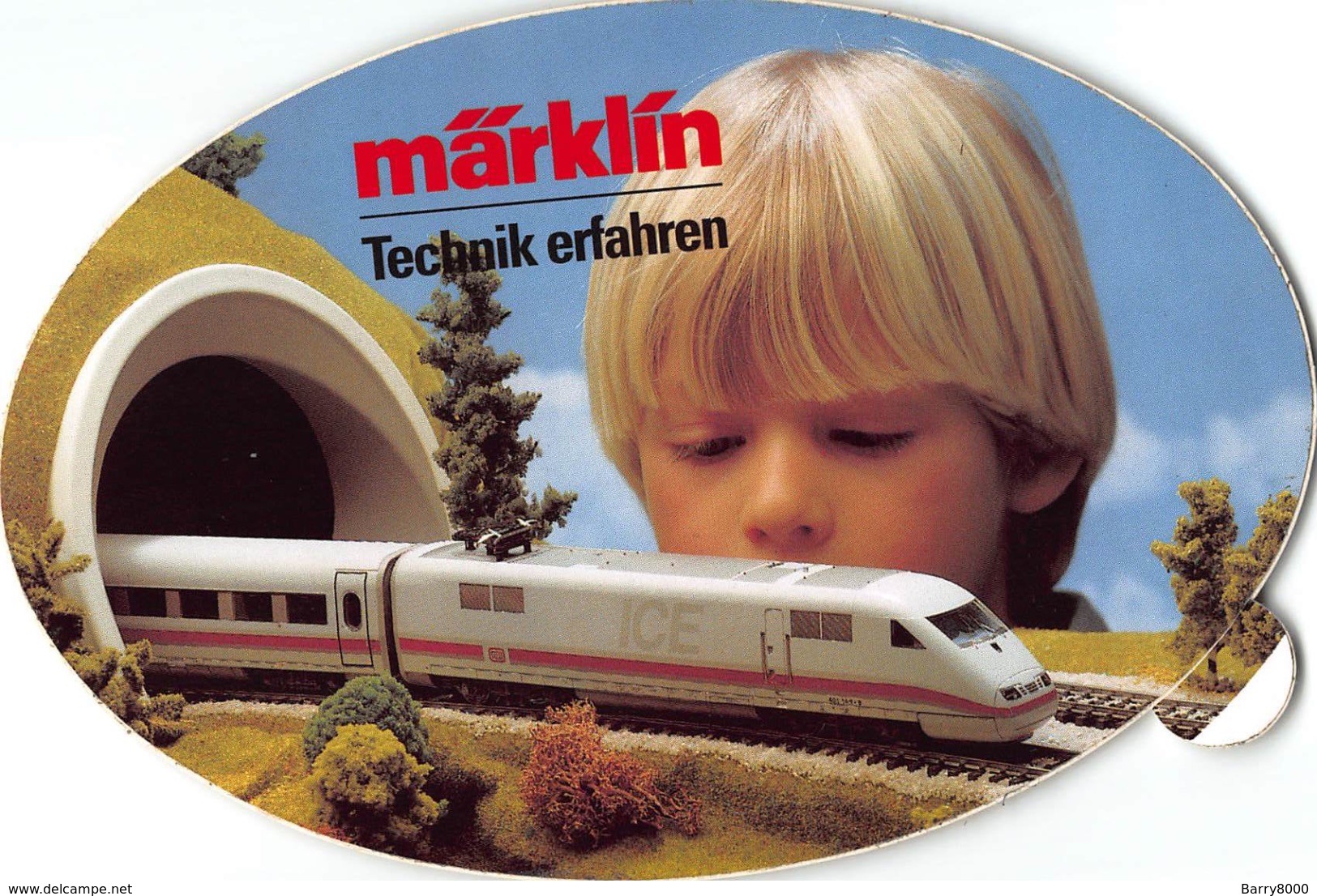 Sticker Reclame Marklin ICE   Märklín Technik Erfahren Eisenbahn - Ferroviaire - Railway - Train - Aufkleber   I 3277 - Autocollants