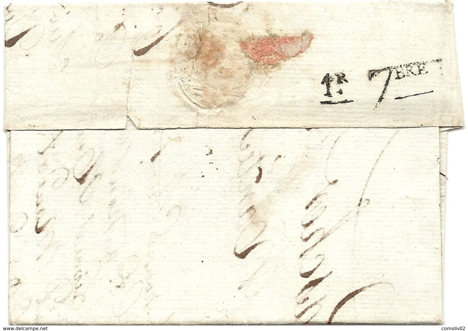 Cachet D'arrivée De NANTES (Loire Inférieure). 1er SEPTEMBRE . 1808 - 1801-1848: Précurseurs XIX