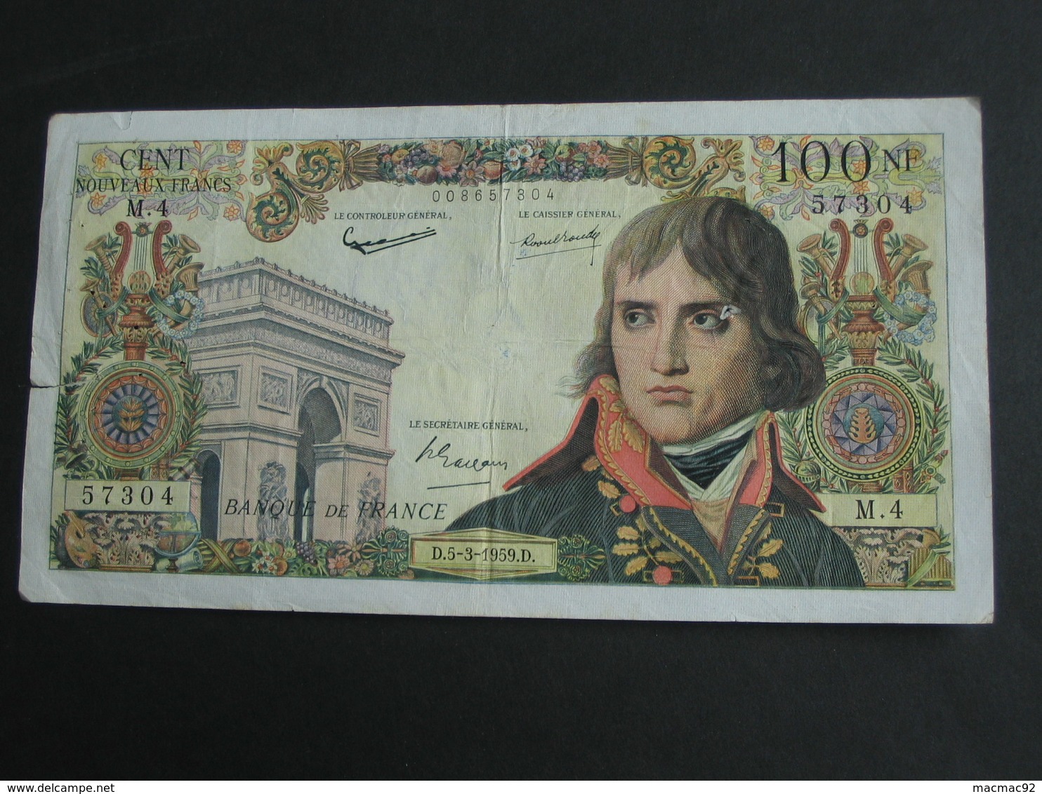 100 Nouveaux Francs - Bonaparte 1959   **** EN ACHAT IMMEDIAT **** - 100 NF 1959-1964 ''Bonaparte''