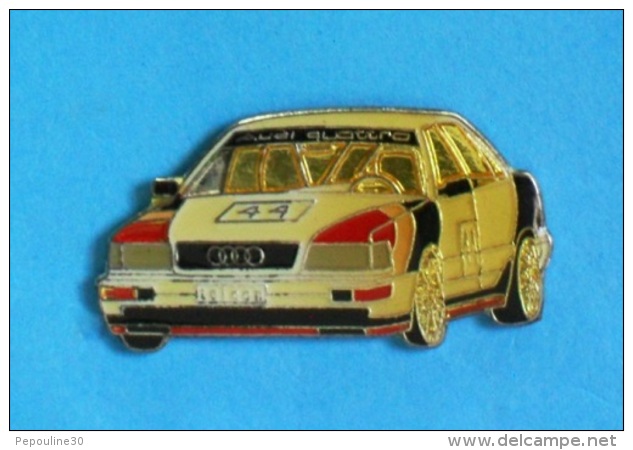 1 PIN'S //   ** AUDI V8 QUATTRO / N°44 ** DTM / 1990 ** - Audi