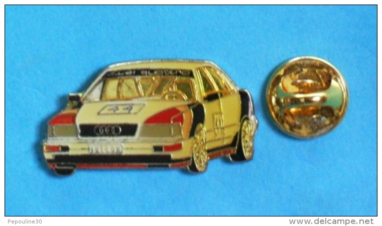 1 PIN'S //   ** AUDI V8 QUATTRO / N°44 ** DTM / 1990 ** - Audi