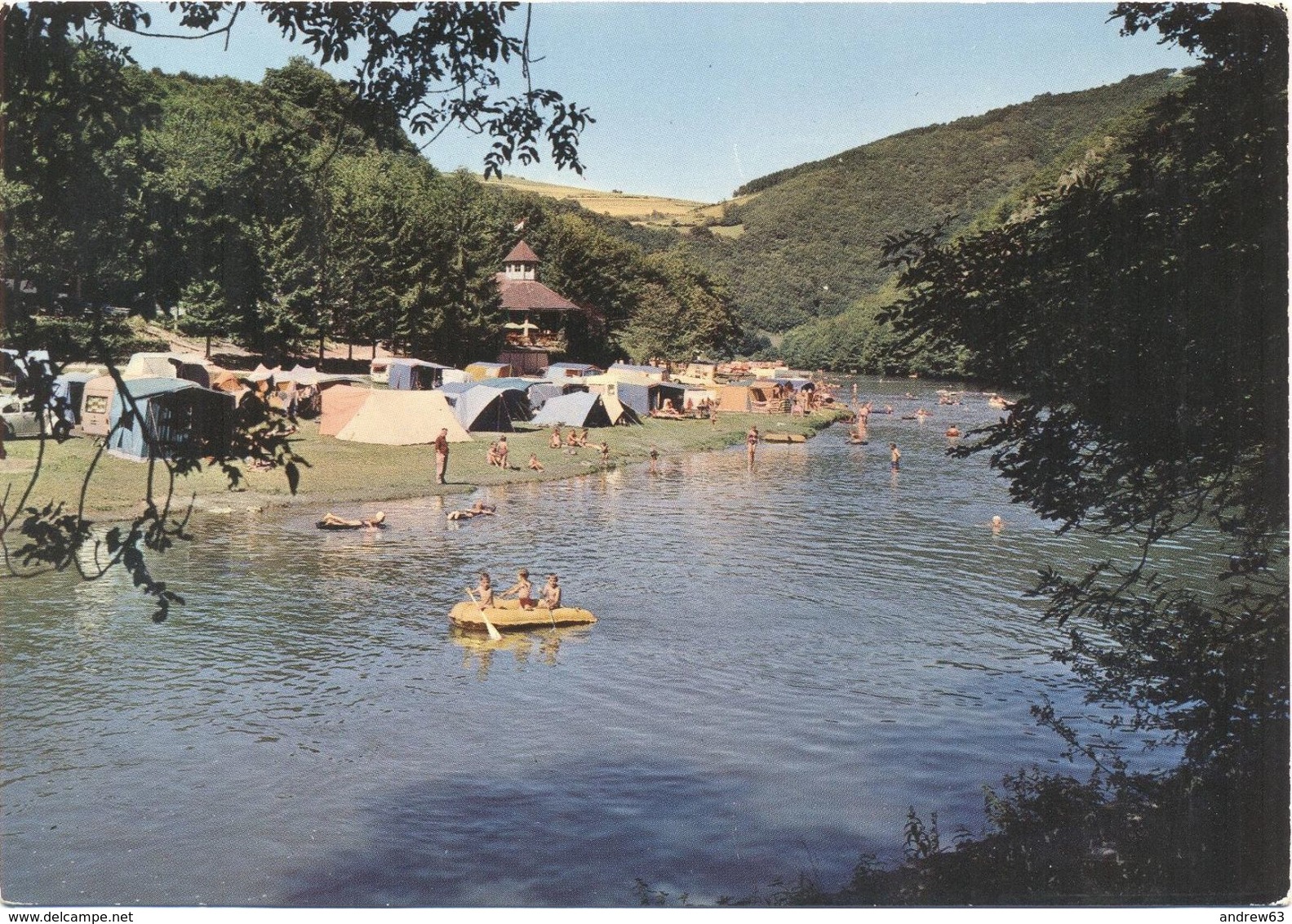 LUSSEMBURGO - LUXEMBOURG - 1970 - 1,50F - Bourscheid-Plage - Hôtel Camping Bel'Air - Viaggiata Da Ettelbruck Per Geleen, - Bourscheid