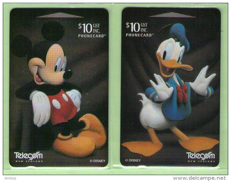 New Zealand - 1998 Disney - Mickey & Donald III - Set (2) - NZ-D-133/134 - Mint - New Zealand