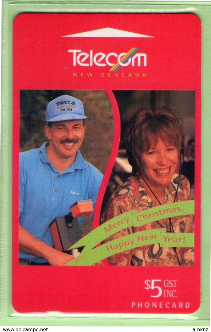 New Zealand - 1994 Telecom Staff Christmas - $5 - NZ-P-34 - Mint - New Zealand