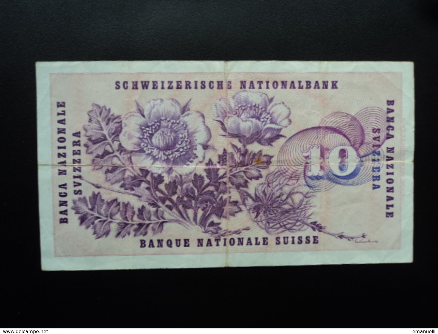 SUISSE : 10 FRANKEN   10.2.1971   P 45q   Signature 43     TTB - Suisse