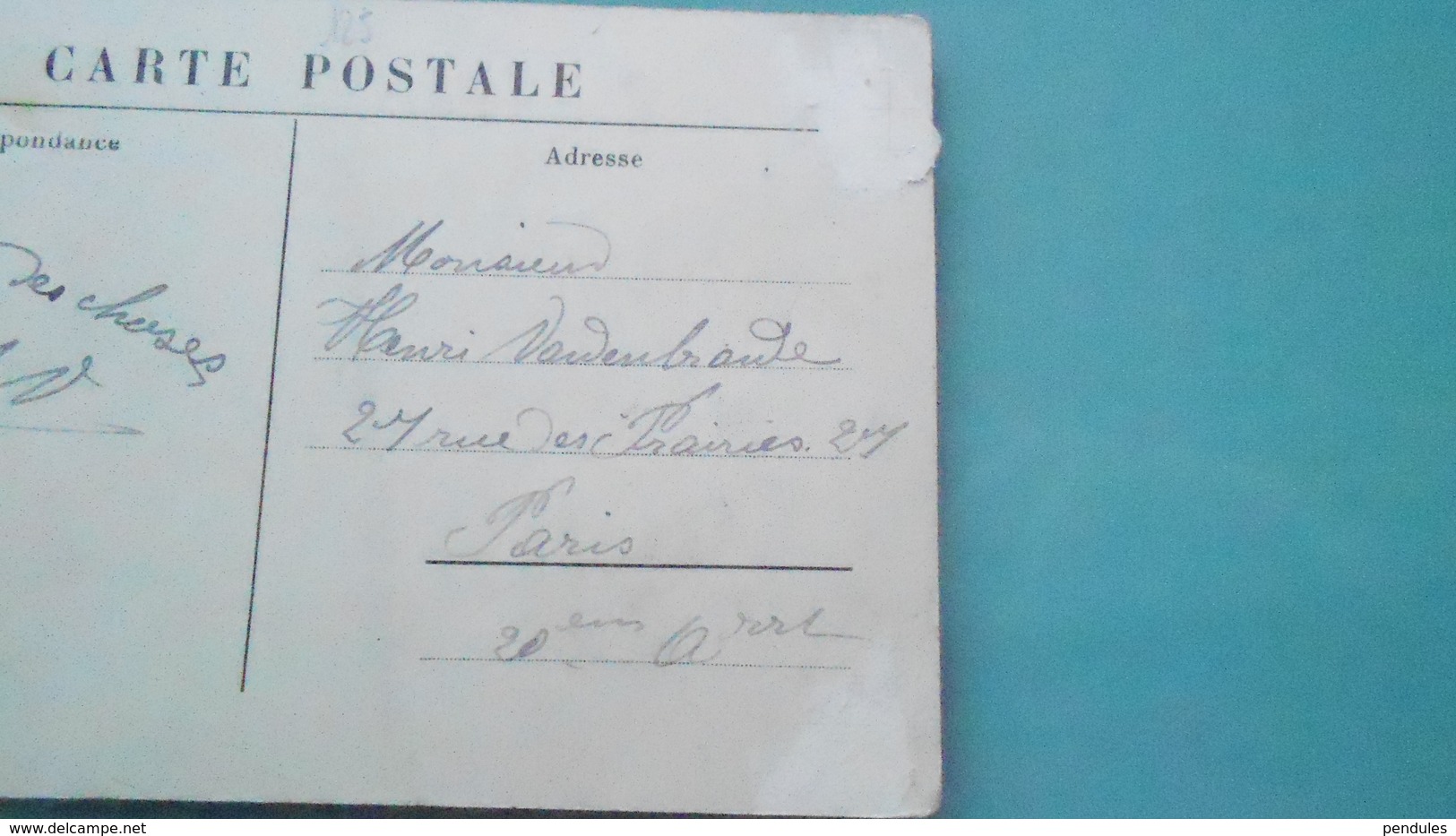 43	CARTE DE LA HAUTE LOIRE	N° DE CASIER 	125	DETAIL RECTO VERSO DE LA CARTE AVEC LES 2   PHOTOS - Autres & Non Classés